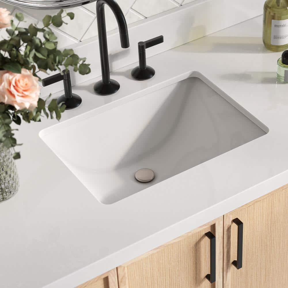 Ariel Kelly 43 Inch Single Rectangular Sink Bathroom Vanity With Quartz Countertop