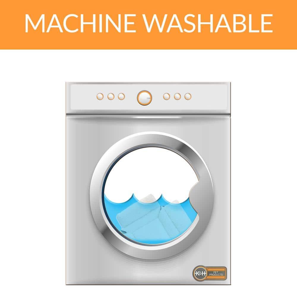 K&H Pet Products Deluxe Bolster Crate Pad Fleece 14 X 22 Inches