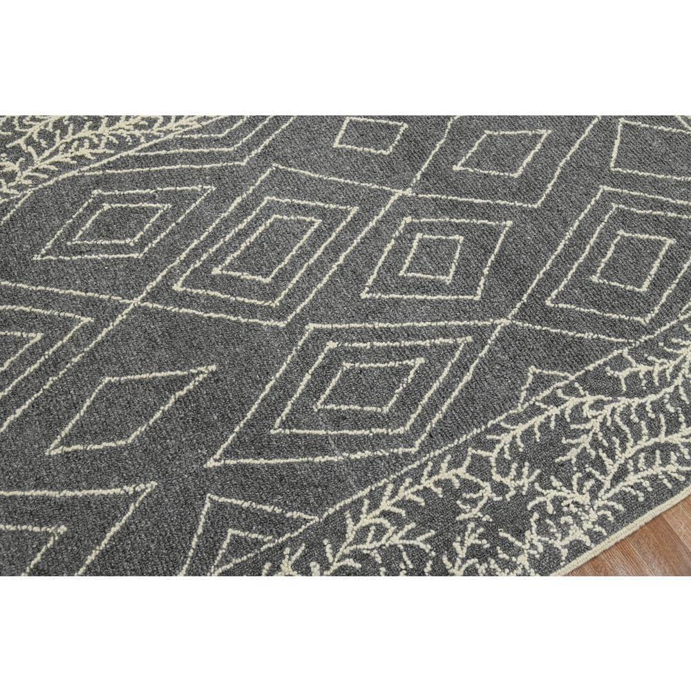 Union Rustic Ahniyla Wool Geometric Rug