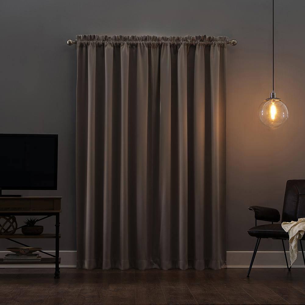 Sun Zero Sun Zero Oslo Theater Grade Extreme 100% Blackout Rod Pocket Curtain Panel
