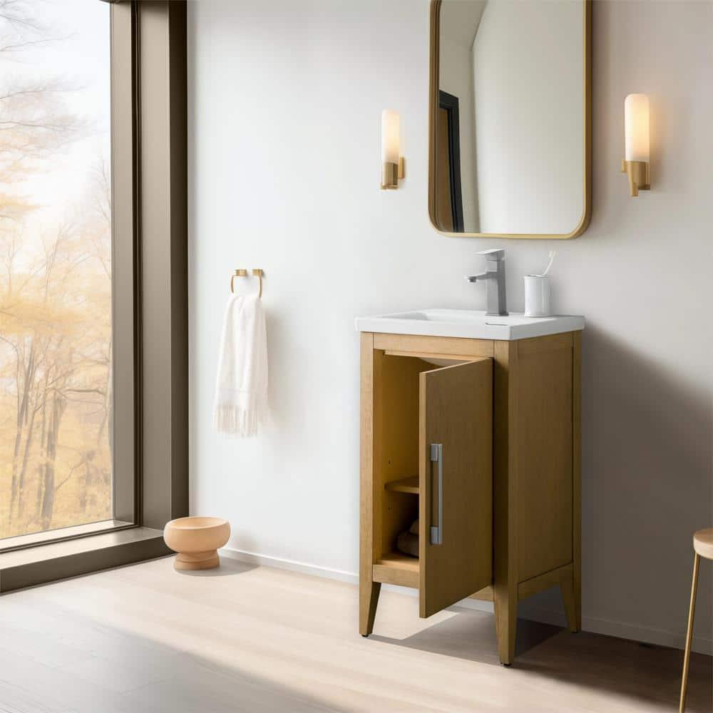 20'' Single Bathroom Vanity with Ceramic Top