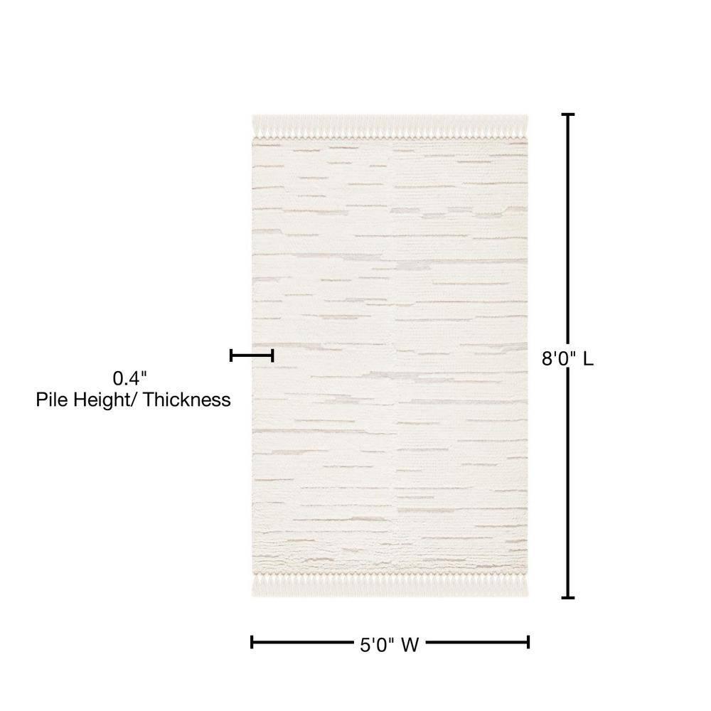 Dakota Fields Casablanca Hand Woven Wool Rug