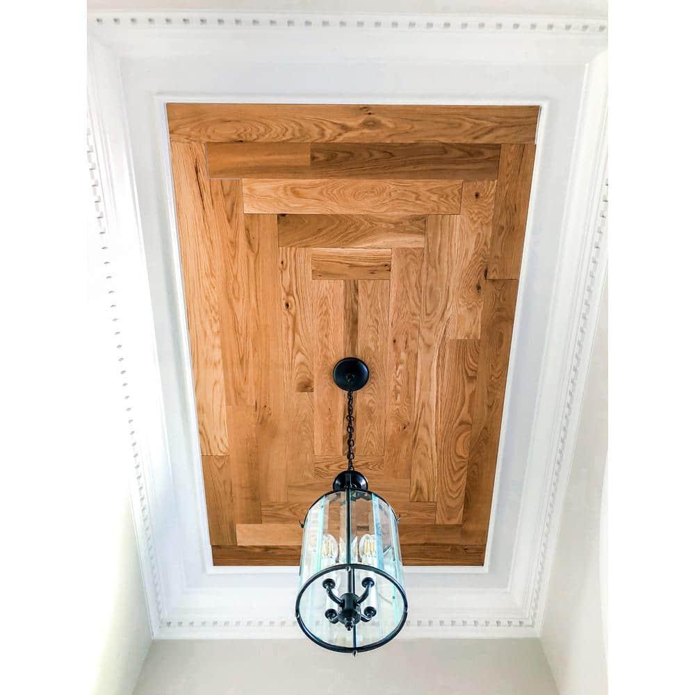 Timberchic Oak Wooden Wall planks - Simple Peel & Stick Wall Covering Application for DIY Accent Wall & Home Improvement - Premium Modern Wall Paneling - 10 sq ft