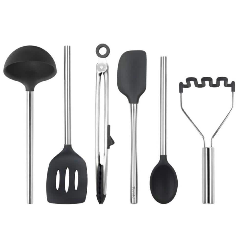 Tovolo Silicone Utensil Set of 6 - Black