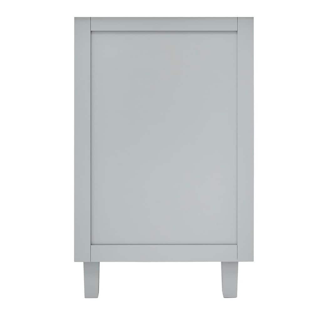 Ariel Monreau 66 Inch Double Sink Base Cabinet In Midnight Blue