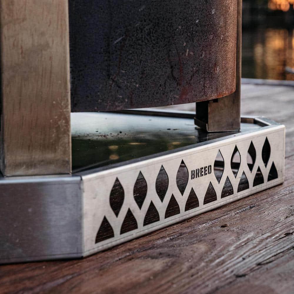 Stainless Steel Hexagonal Fire Pit Base for 30-Inch Fire Pits