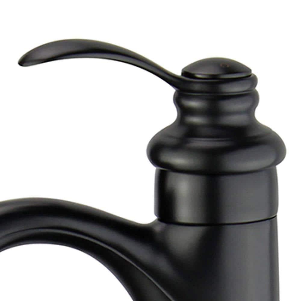 Madrid Single-Hole Single-handle Bathroom Faucet with Drain Assembly