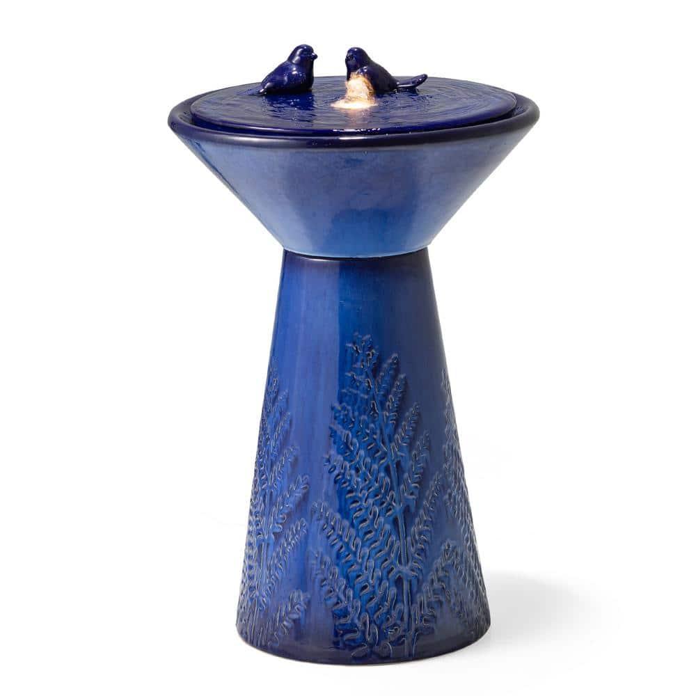 Kelly Clarkson Home Loulou Weather Resistant Bowl & Stand Fountain with Light