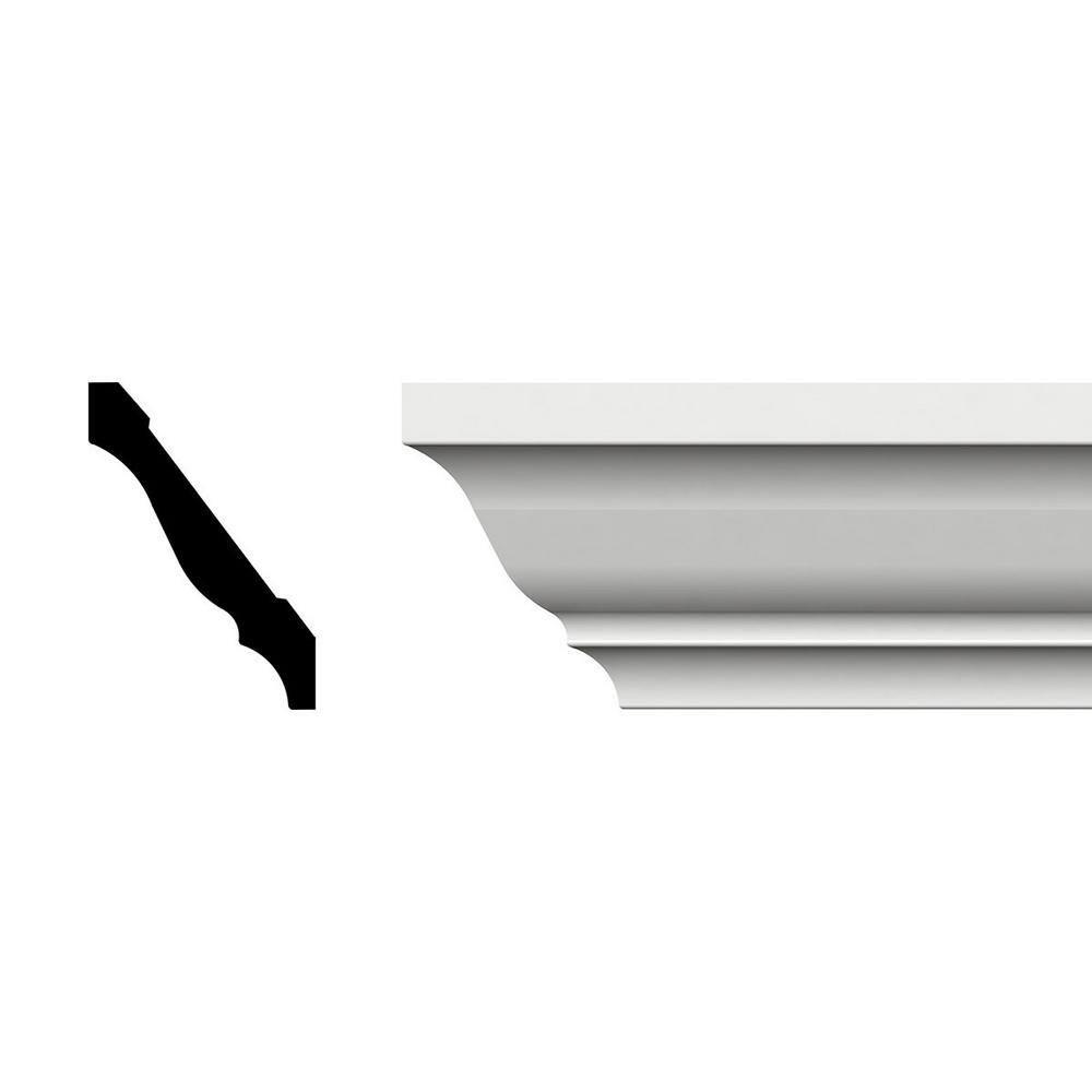 3'' H x 96'' W x 2.125'' D Plastic Crown