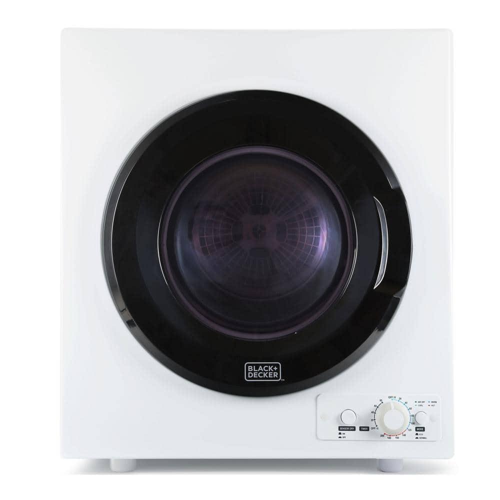 BLACK+DECKER BCDPW Series BLACK+DECKER BCED26 Compact Dryer for Standard Wall Outlet, Small, 5 Modes, Load Volume 8.8 lbs