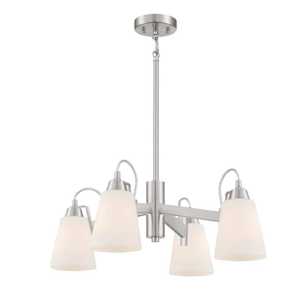 Minka Lavery Minka Lavery Beckonridge Coal With Clear Chandelier