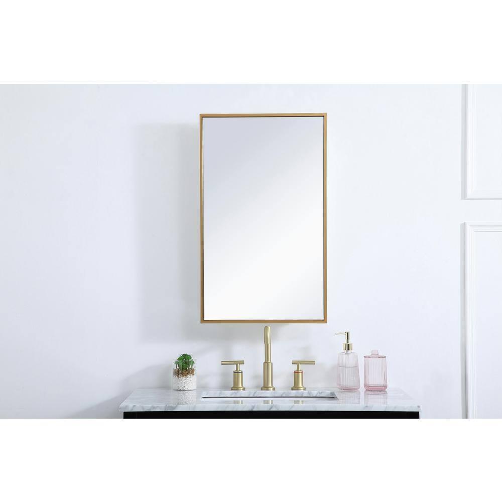 Sabine Metal Rectangle Wall Mirror