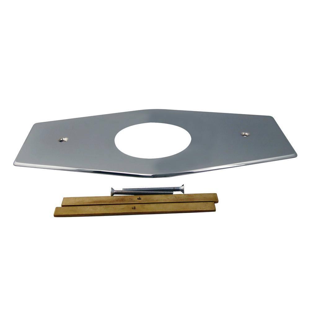 Westbrass D503-26 One-Hole Remodel Cover Plate for Mixet Bathtub and Shower Valves