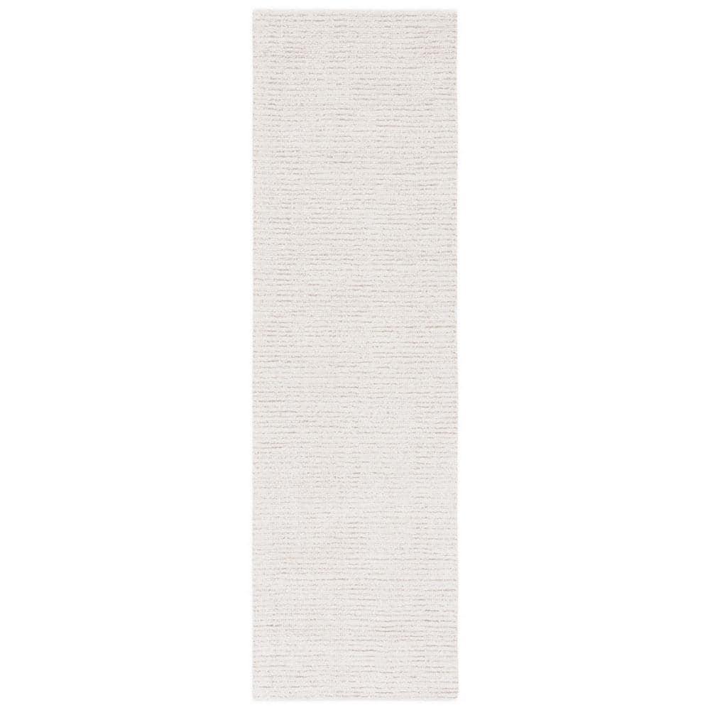 Abstract ABT468 Handmade Indoor Runner - Ivory/Beige - 2'-3"x16' - Safavieh