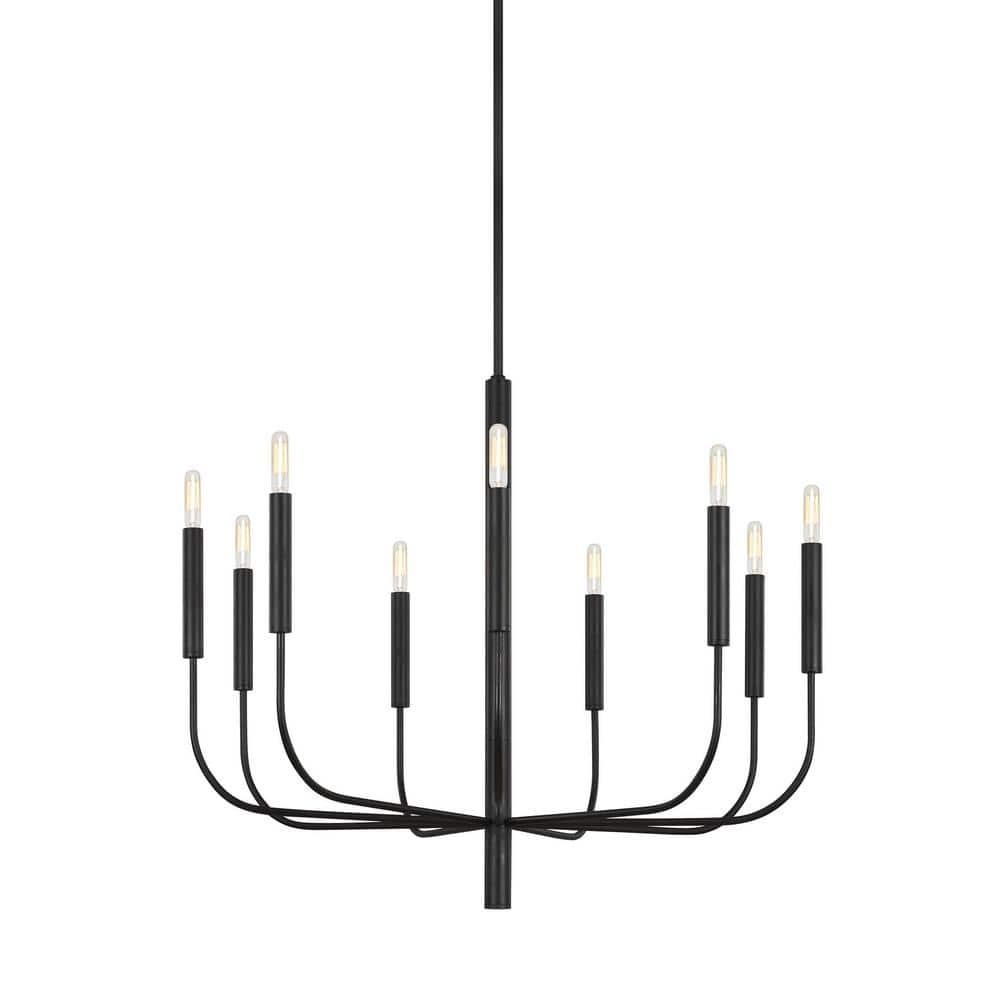 Ellen DeGeneres Brianna Aged Iron 9-Light Traditional Chandelier