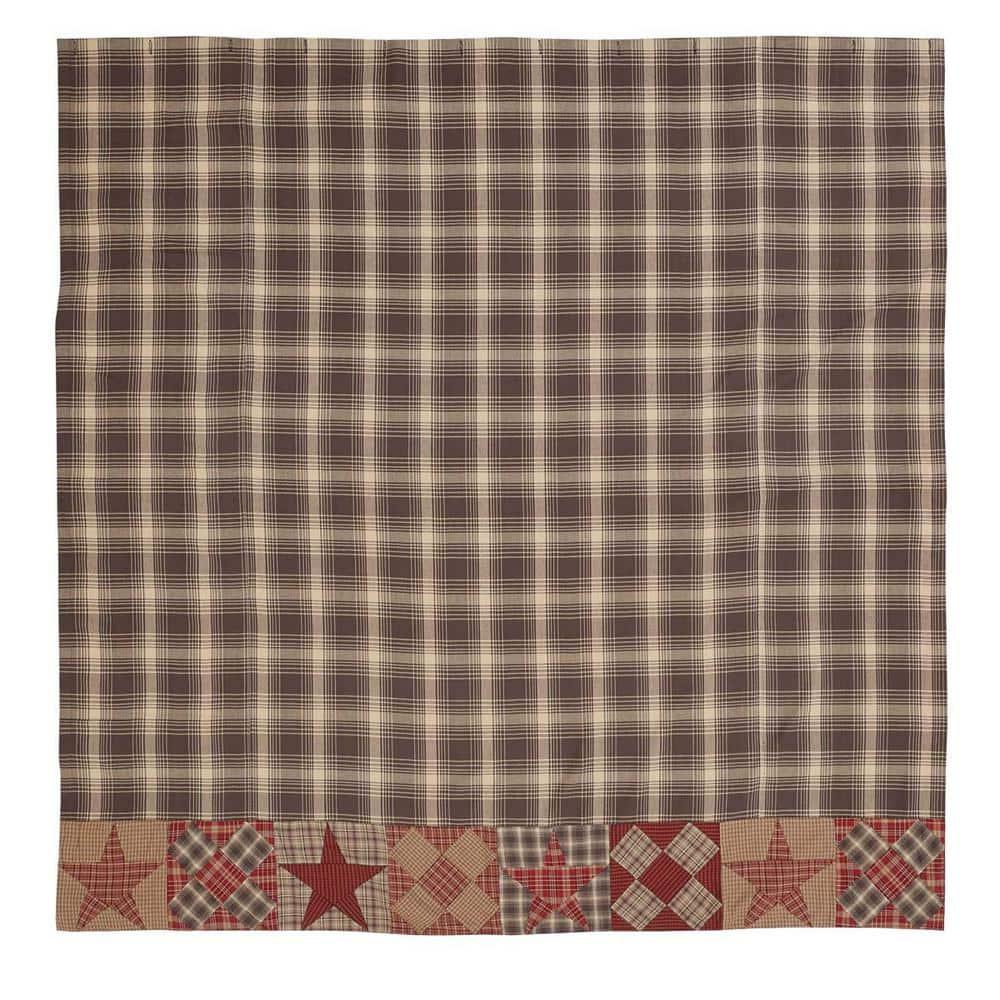 Dawson Star Patchwork Shower Curtain 72x72