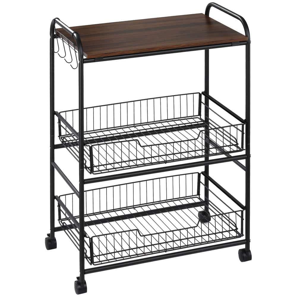 HomCom Kitchen Cart