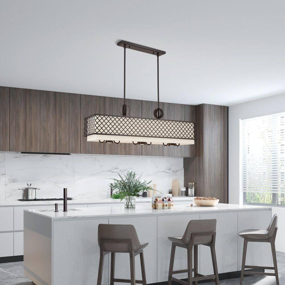9 - Light Square / Rectangle Chandelier