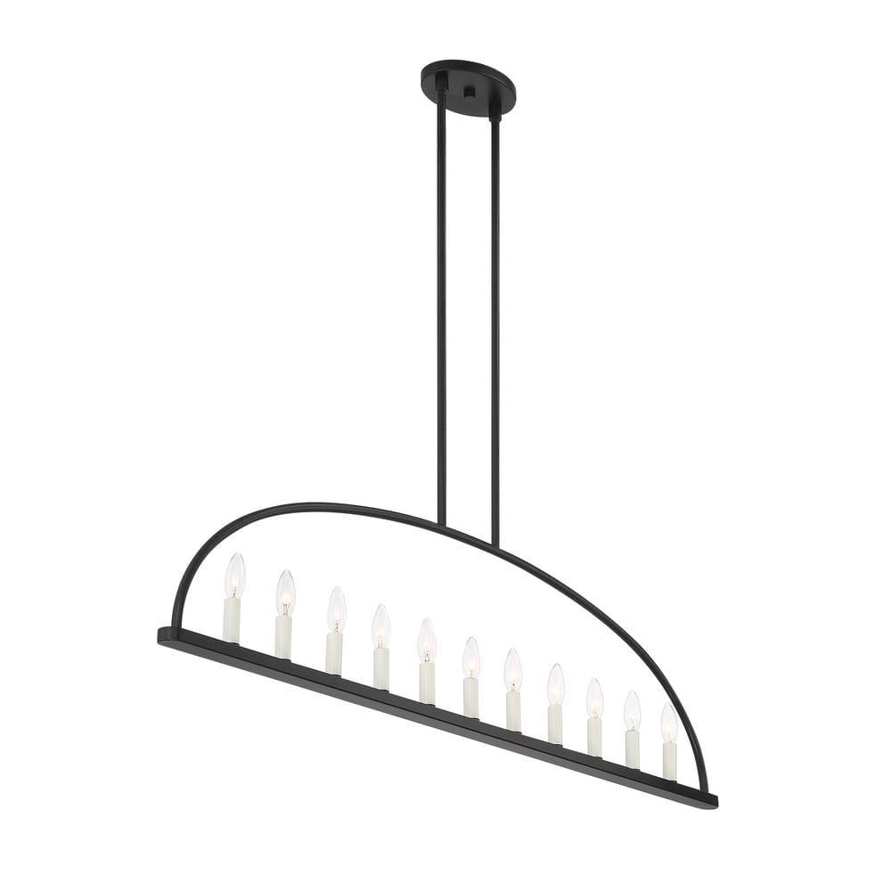Crystorama Lighting Abbott 11 - Light Chandelier in  Black