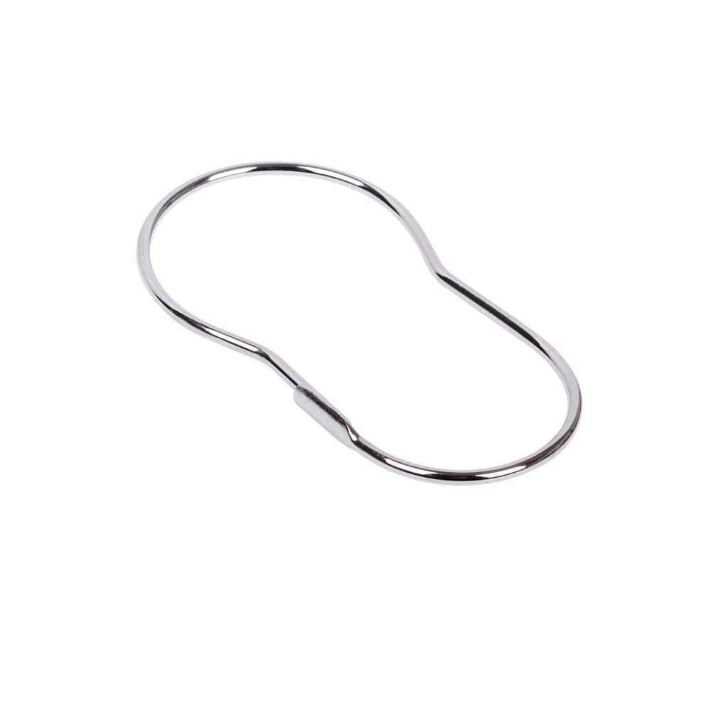 Utopia Alley Utopia Alley Rustproof Fixed Mount Single Curved Shower Rod, Aluminum, adjustable from 45" to 72" Wide