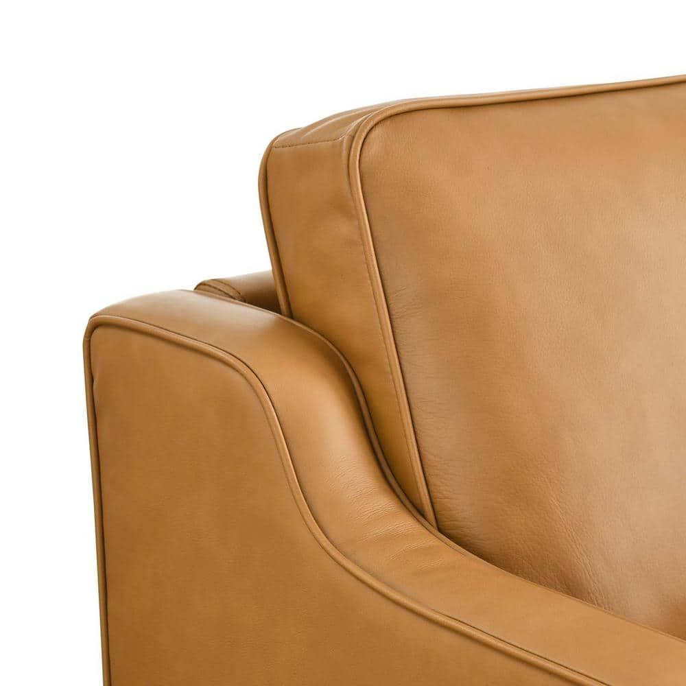 Impart Genuine Leather Sofa Tan