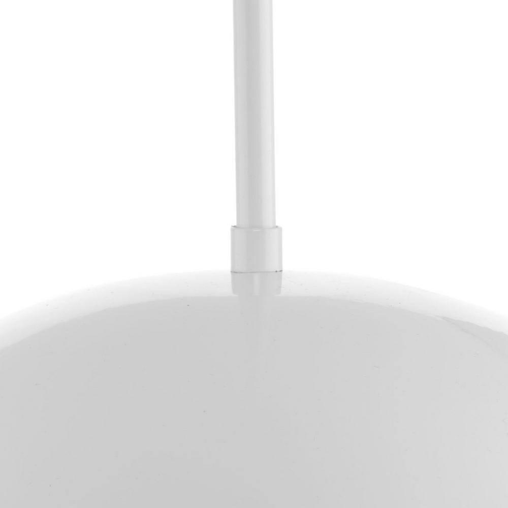 Progress Lighting Perimeter 1-Light Pendant, Steel, White Finish, Open Shade: Iconic modern design for mid-century and contemporary interiors.