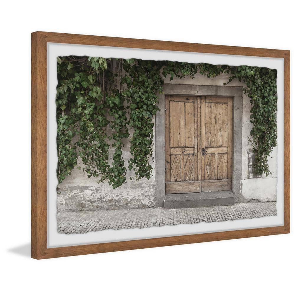 Marmont Hill Old Wooden Door Framed Painting Print