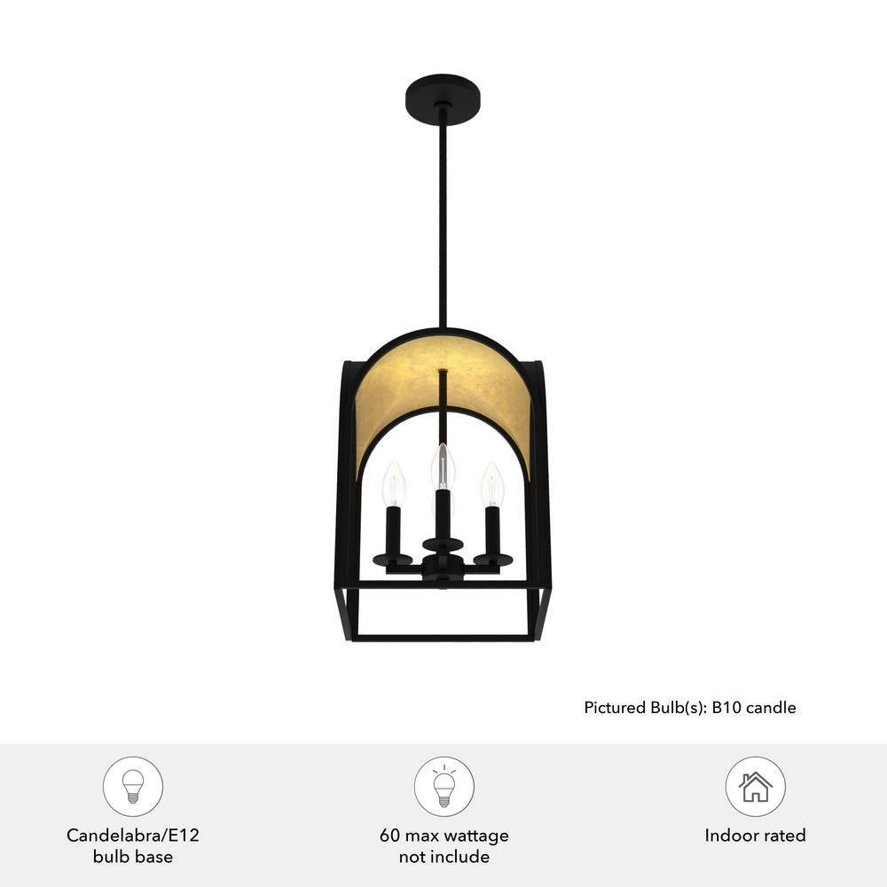 Hunter Fan Dukestown 4 - Light Lantern Geometric Chandelier