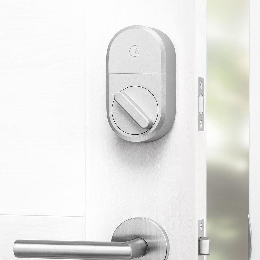 August Home Smart Lock, 3rd Generation Technology, Silver