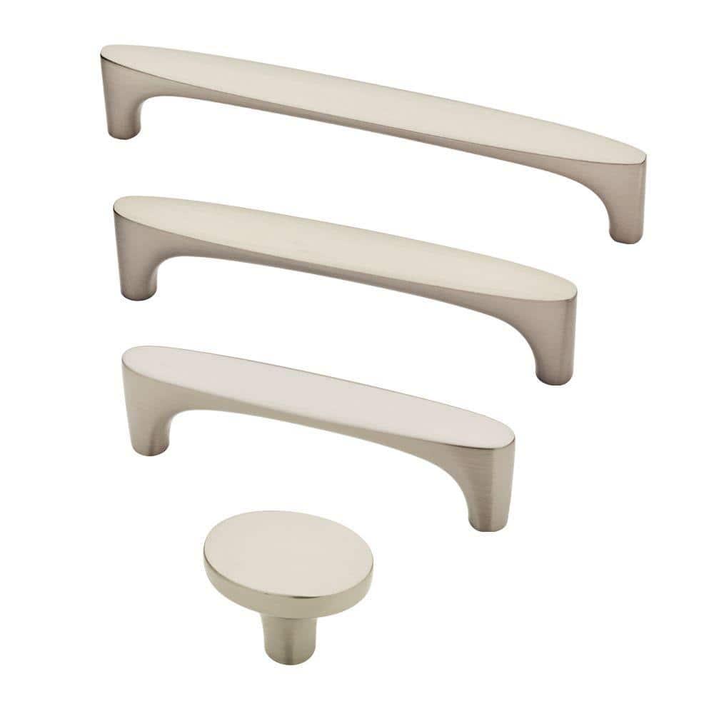 Brainerd & Liberty Hardware 272154 1.25 in. Oval Cabinet Knob, Brushed Satin Nickel