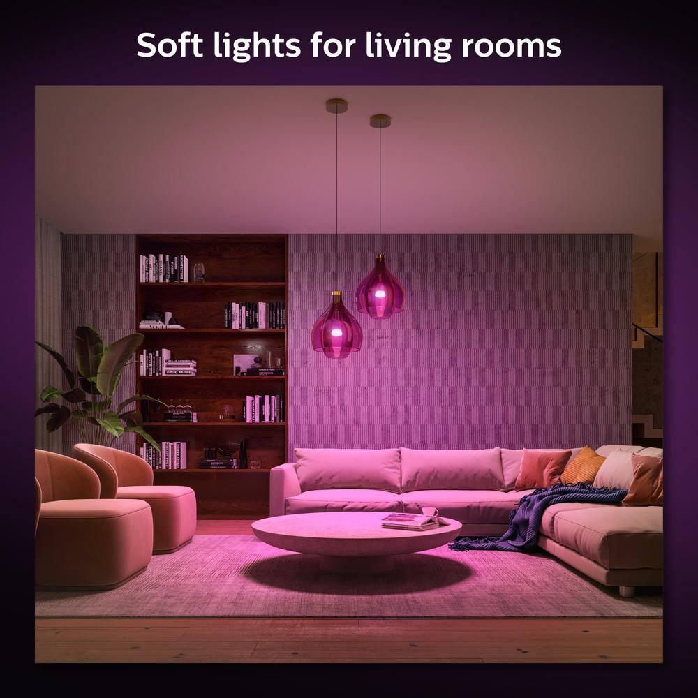 Philips Hue White and Color Ambiance 4 Pack A19 75W Smart LED Starter Kit
