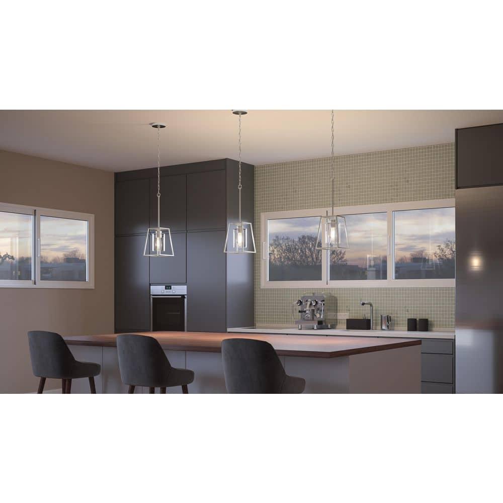 Quoizel Lighting Prescott 1 - Light Pendant in  Brushed Nickel