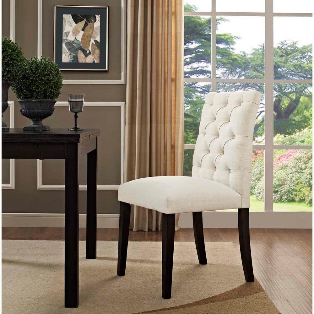 Modway Duchess Button Tufted Vegan Leather Dining Chair