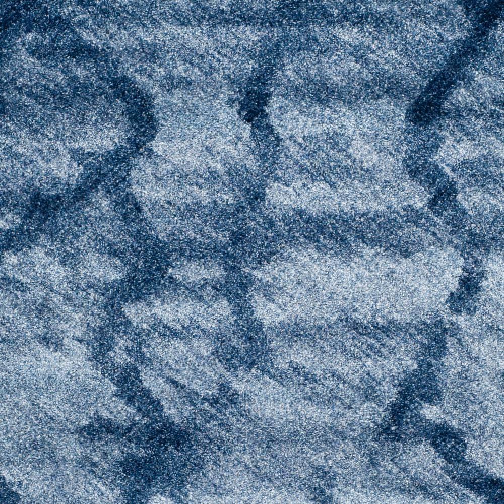 SAFAVIEH Retro Collection Accent Rug - 4' x 6', Blue & Dark Blue, Modern Abstract Design, Non-Shedding & Easy Care, Ideal for High Traffic Areas in Entryway, Living Room, Bedroom (RET2144-6570)