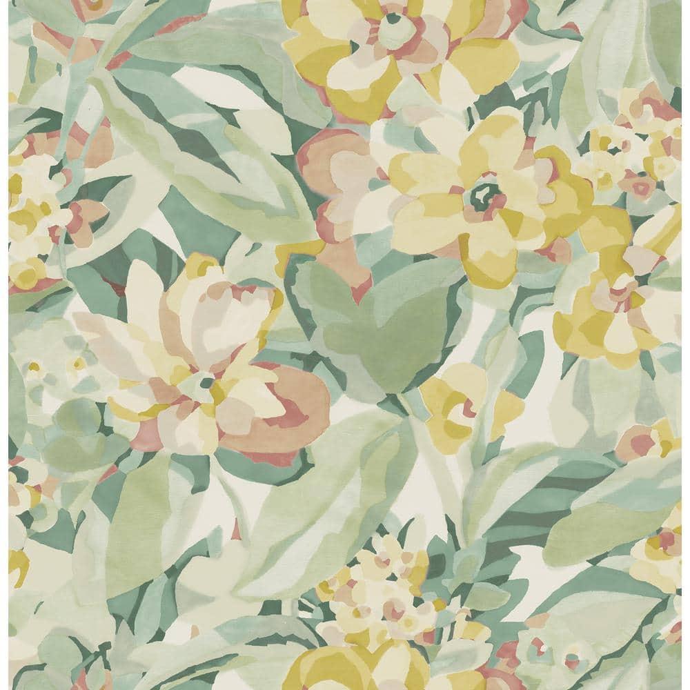 Belles Fleurs Peel & Stick Floral Roll