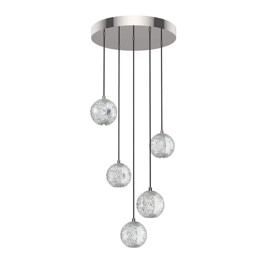 Marni 5 - Light LED Cluster Pendant