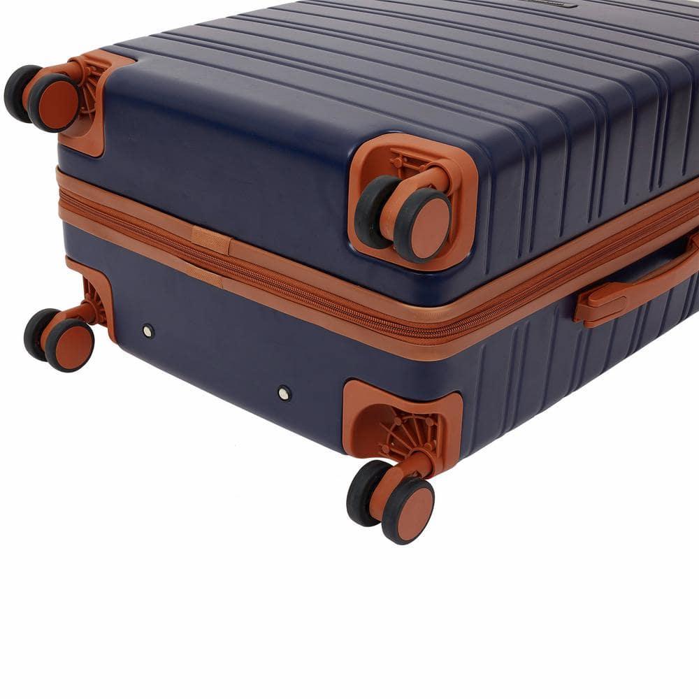 Travelers Club 2PC Navigate Luggage Set, Navy Blue, 20" Carry-On