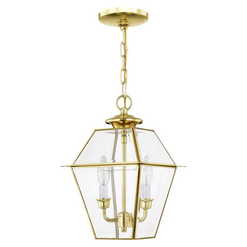 Livex Lighting Westover 2 - Light Pendant in  Polished Brass