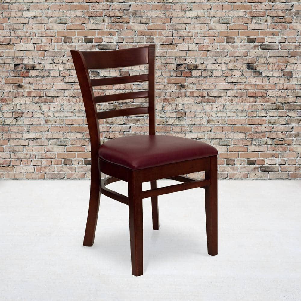 Red Barrel Studio® Ladder Back Wooden Restaurant Chair