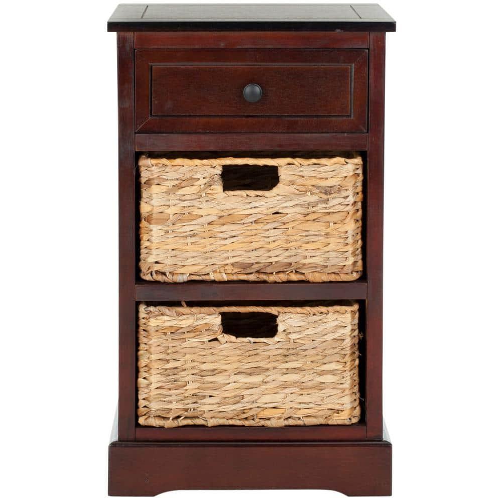 Carrie Side Table - Dark Cherry - Safavieh