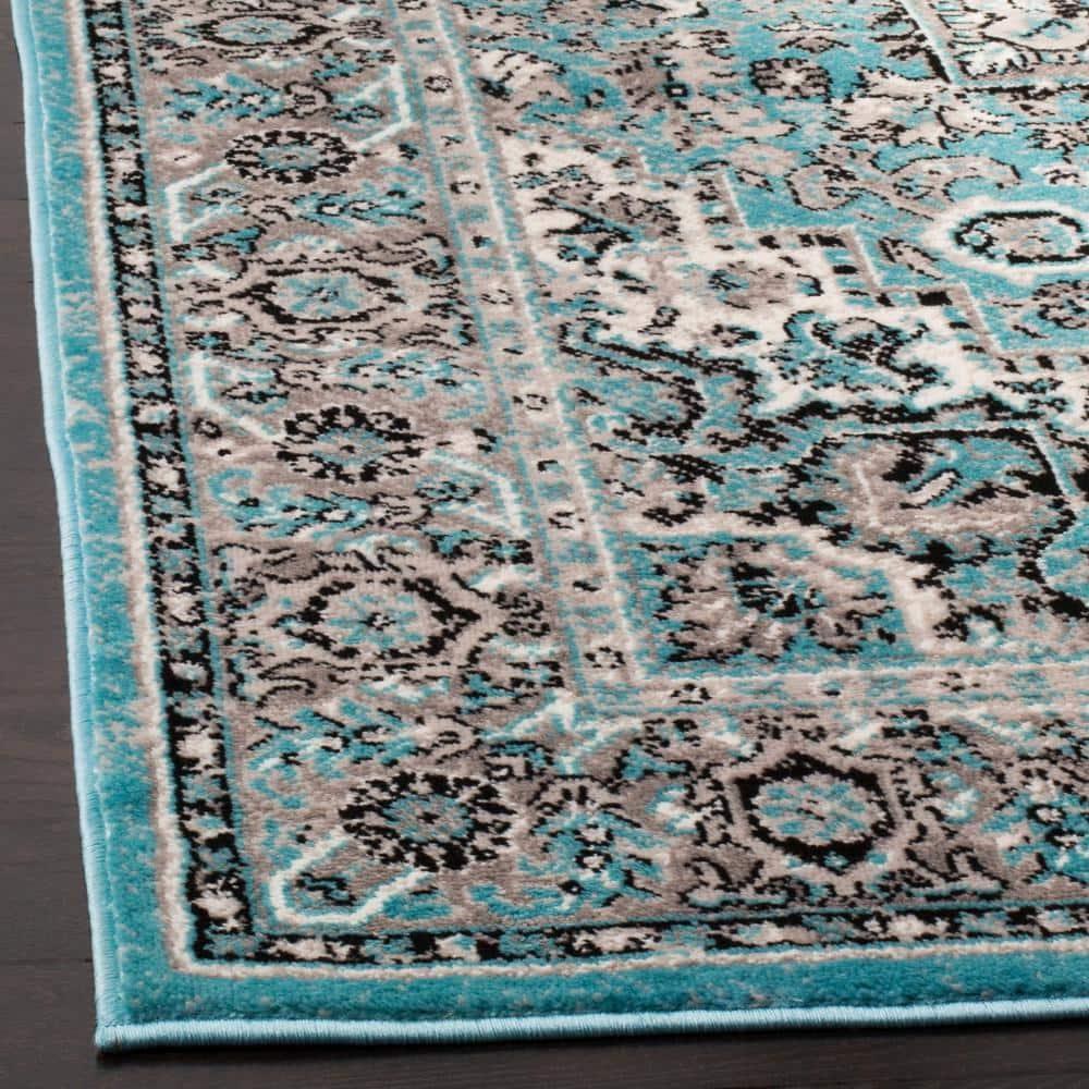 SAFAVIEH Skyler Collection SKY126M Blue / Ivory Rug