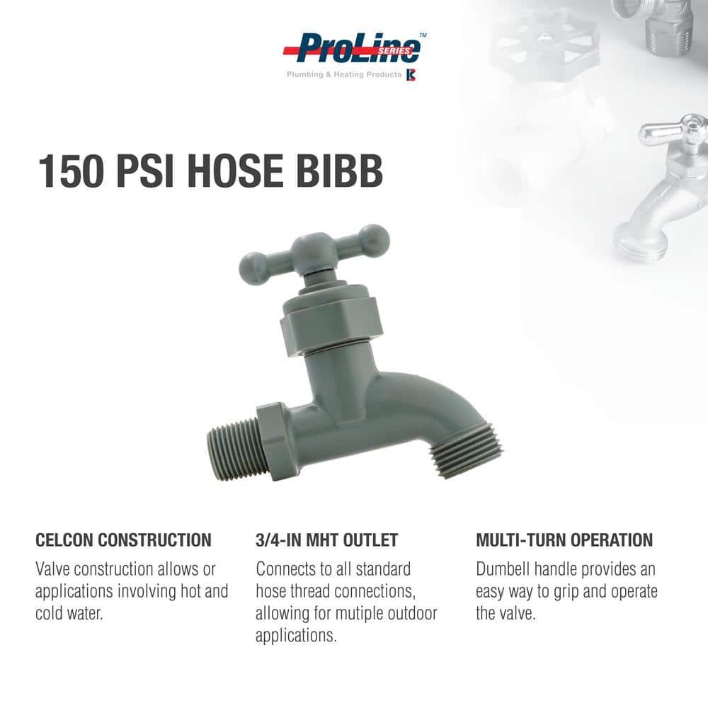 HOSE BIBB 1/2"MIP X MHT (Pack of 1)