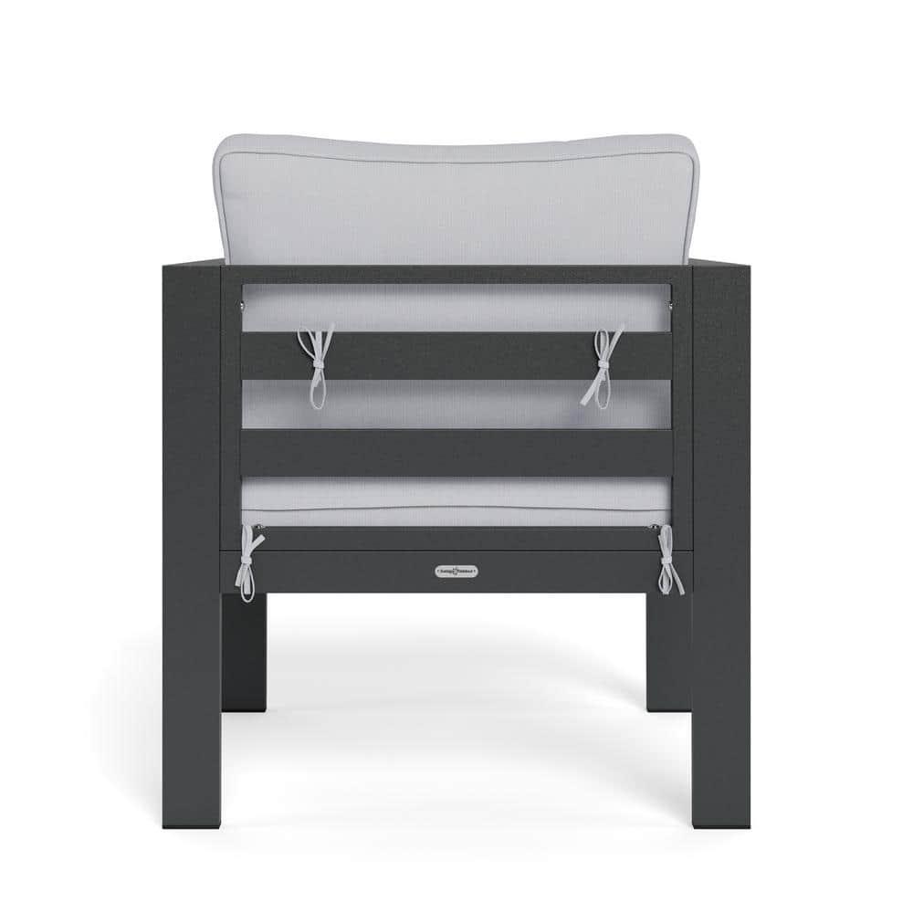 Tortuga Outdoor Lakeview Aluminum Club Chair - Gray