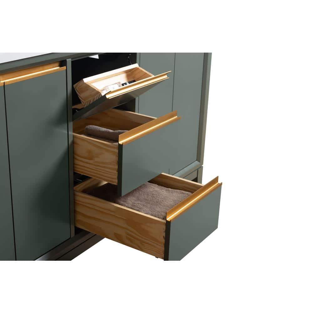 Vanity Art 60 Double Bathroom Vanity with Top