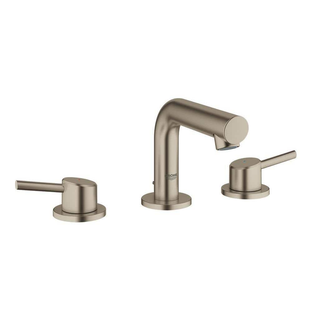 Concetto™ Mid-Arc Widespread Bathroom Faucet with Drain Assembly