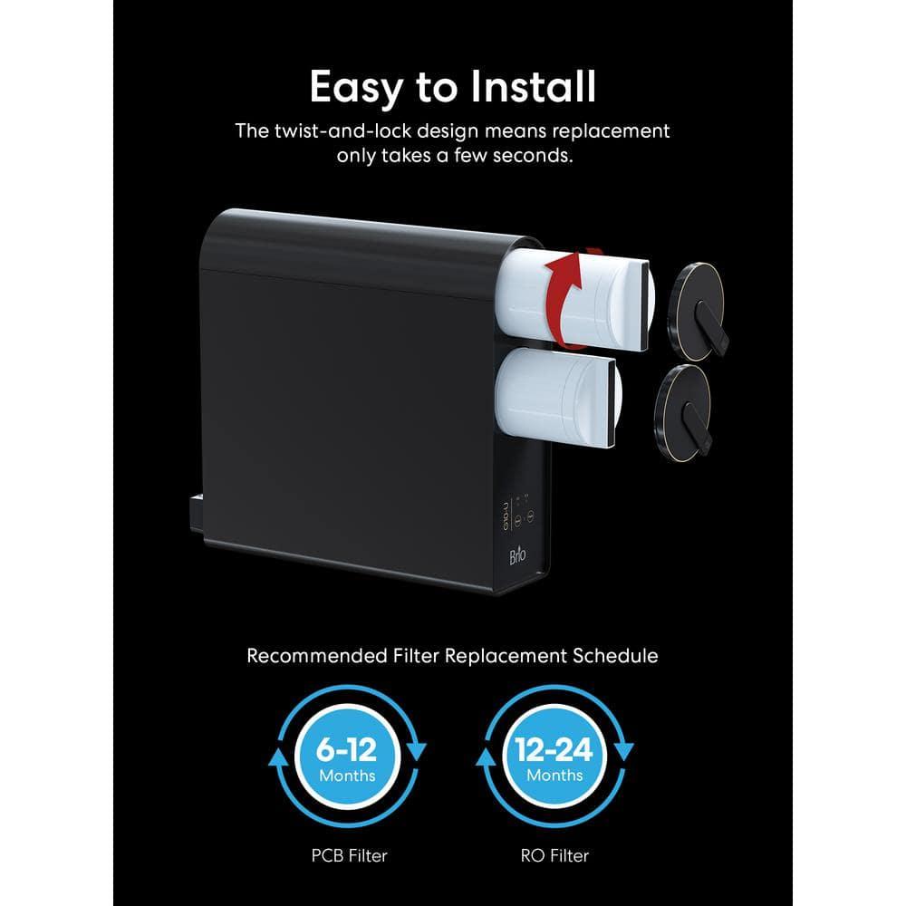 Brio Reverse Osmosis Membrane Replacement for ROSL500 and ROSL500WHT, Piece Count 1 Filter