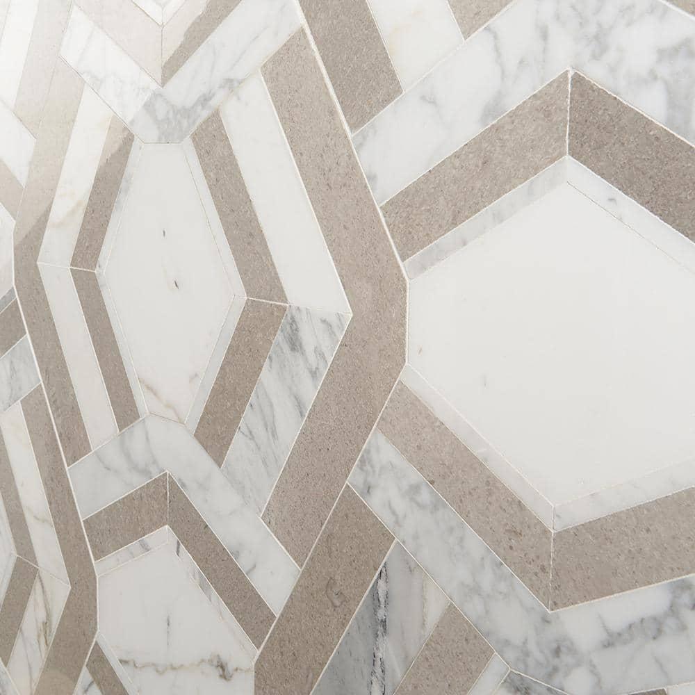 Bond Tile Tenor Marble Random Mosaic Wall & Floor Tile