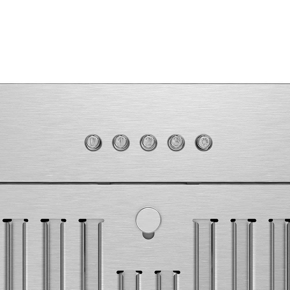 Streamline Torricelli 36" 350 Cubic Feet Per Minute Ductless Insert Range Hood with Baffle Filter and Light Included