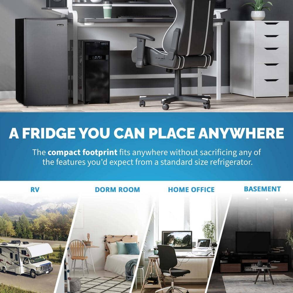 Newair Newair 3.3 Cu. Ft. Compact Mini Refrigerator With Freezer, Can Dispenser