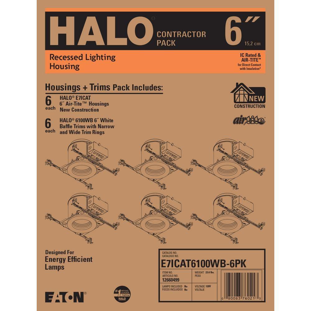 7.25'' Air-Tight Standard Recessed Lighting Kit